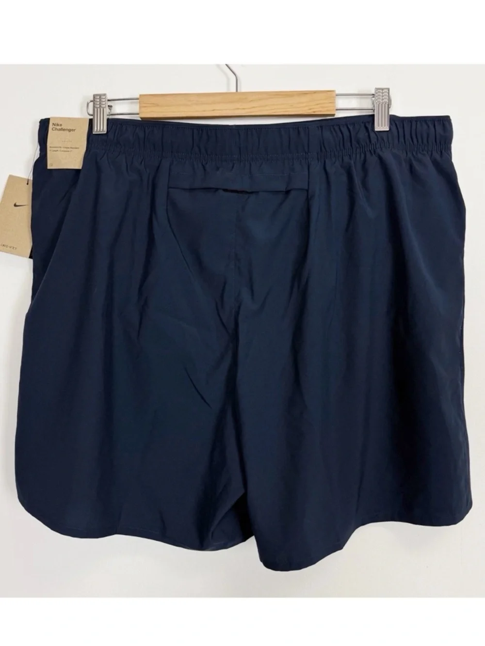Nike Challenger Brief-Lined Running Shorts Mens XXL Navy Blue Dri-Fit DV9359 NWT